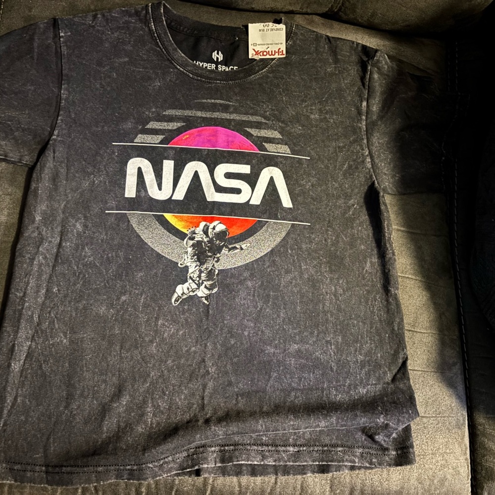 NASA Kids Short Sleeve Tee - Black